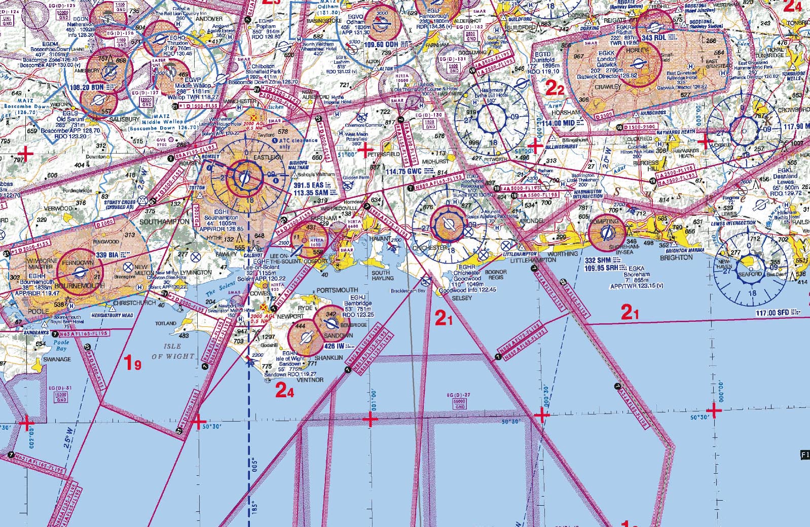 Caa England South Chart